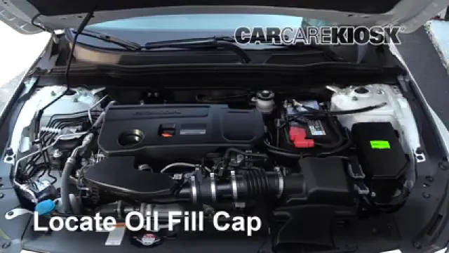 2019 Honda Accord Sport 2.0L 4 Cyl. Turbo Huile Ajouter de l'huile